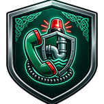 Emergency backup defense emblem