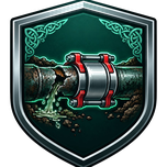 Sewer line repair emblem